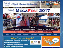 Tablet Screenshot of angelsschool.com